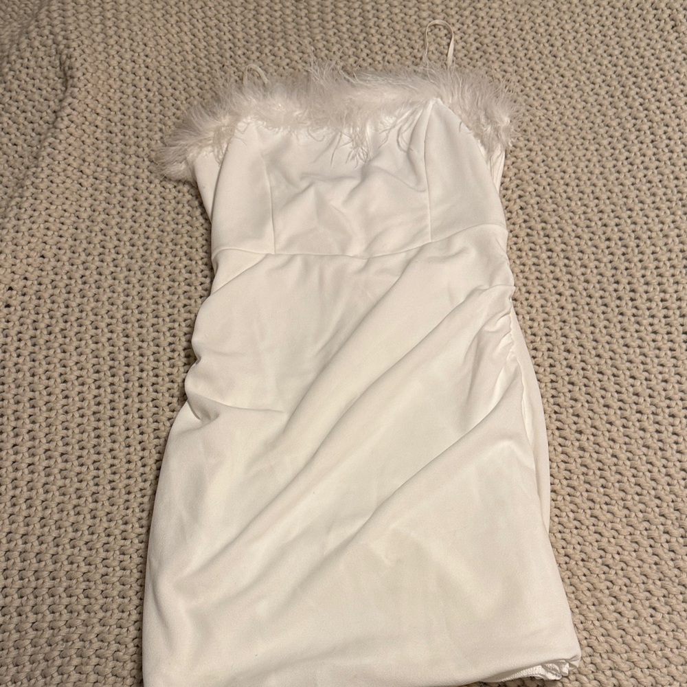 Emerald Sundae Ivory Strapless Dress